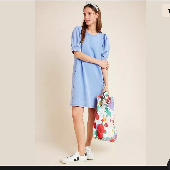 Anthropologie Dresses & Skirts - Anthropologie Saturday/Sunday Puff Sleeve  Dress